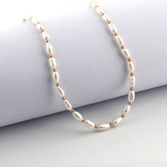 ✨Elegant Natural Rice Pearls Necklace - Picture 2 of 4